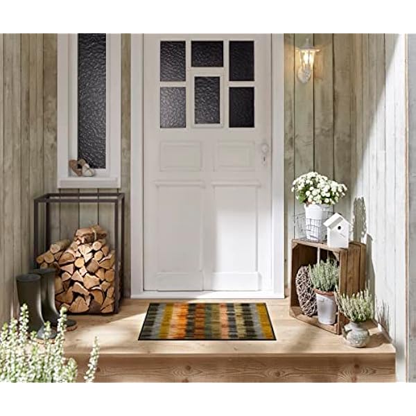 wash dry Moosy Woods Deurmat, 60 x 85 cm, binnen en buiten, wasbaar